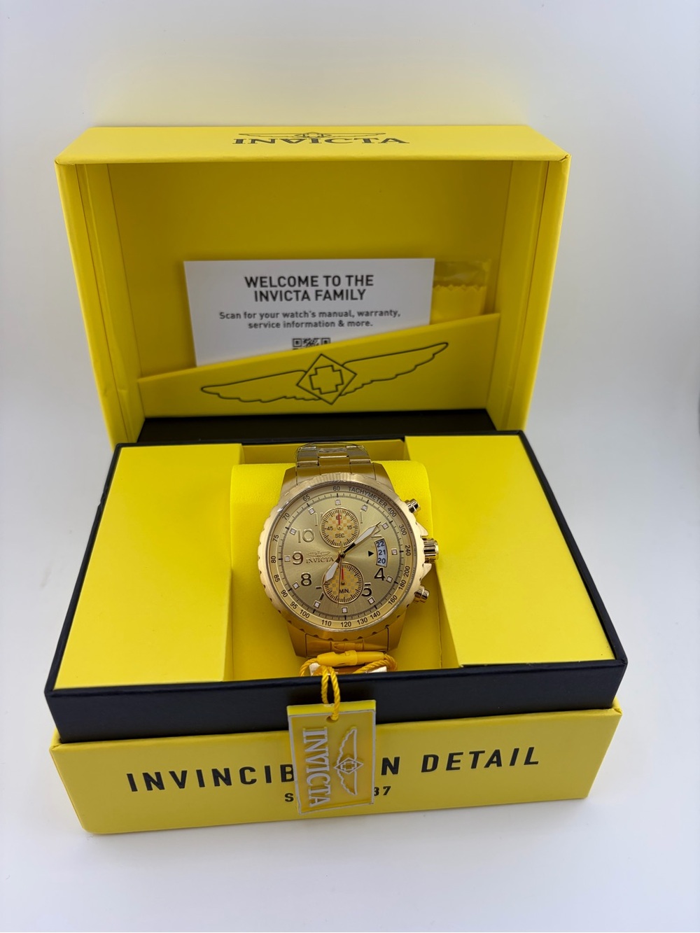 Invicta Specialty Kodem Men’s Watch 47mm Gold (69792)
